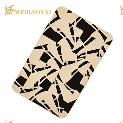 Buen precio La aguafuerte modela el acero inoxidable cubre la placa de la capa del color del grueso de 1.0m m en línea