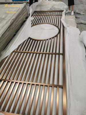 Buen precio MBT Color línea de cabello de acero inoxidable divisor de habitaciones decoración de hotel en línea