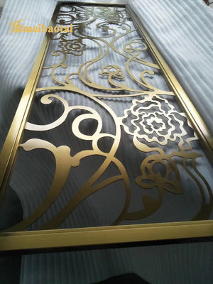 Buen precio MBT divisor de habitaciones de acero inoxidable 0.3mm Decoración de hotel Tamaño personalizable en línea