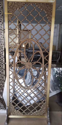 Buen precio Espejo línea de cabello de acero inoxidable divisor de la sala de molino borde tamaño personalizable en línea