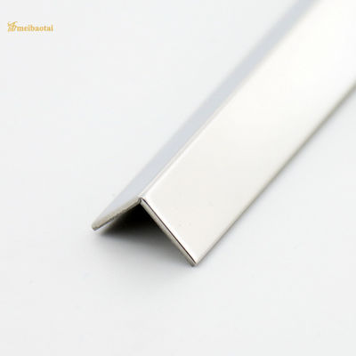 Buen precio 304 201 que la teja de acero inoxidable arregla L espejo de la ranura acabaron decorativo en línea
