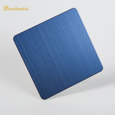 Lámina de acero inoxidable 8c PVC Film 430 Grado Hairline 1219x2438mm para Cocina Comercial