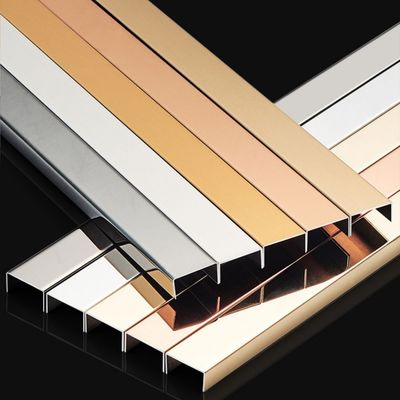 Buen precio U forma el ajuste de acero inoxidable de la teja 201 para la decoración constructiva de la pared en línea