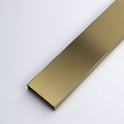 Ajuste negro U20 de la teja de Rose Gold Mirror Hairline Finished 304 SS
