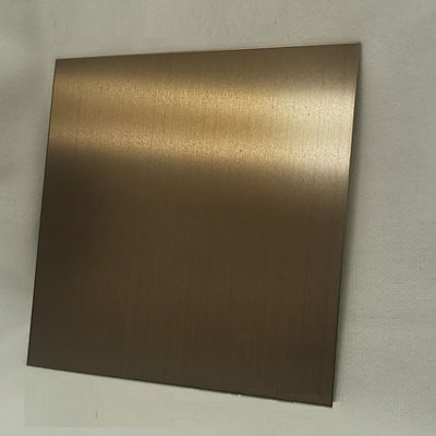 Buen precio Placa de acero inoxidable con acabado cepillado, color personalizado, cuatro pies, placa de acero inoxidable pulido en línea