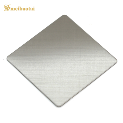 Placa de acero inoxidable de plata de Matte Brushed J2 cuatro pies los 0.8m Thk