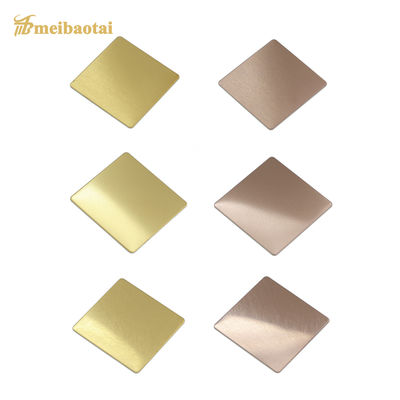 Buen precio Capa inoxidable cepillada ASTM del color de Pvd de la placa de los SS de la vibración de la hoja de acero de la rayita en línea