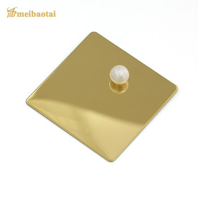 Oro de titanio 201 chapa de acero inoxidable 1219*2438 chapa laminada en frío sostenible
