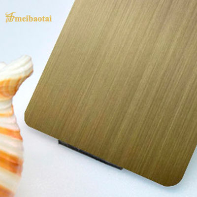 Lámina decorativa de acero inoxidable 304 con patrón de madera, superficie cepillada y cuatro pies, tamaño para paredes de cocina