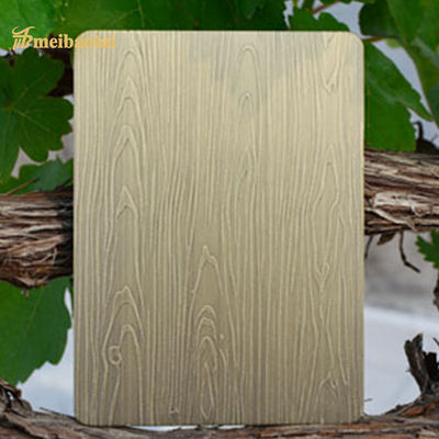 Grueso inoxidable grabado en relieve grabado al agua fuerte del estándar 1.0m m de la hoja de acero AISI