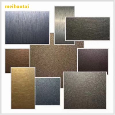 Sostenible NO.4 Grado 201 de acero inoxidable laminado en frío para aplicaciones decorativas