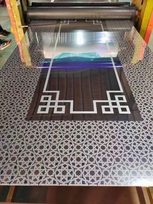 Buen precio Plancha de acero inoxidable 304 de forma plana de 0,95 mm de espesor Placa de elevación decorativa en línea