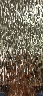 Buen precio 201 304 Decoración Estampado panal de miel Hojas de acero inoxidable Pared 3D en línea