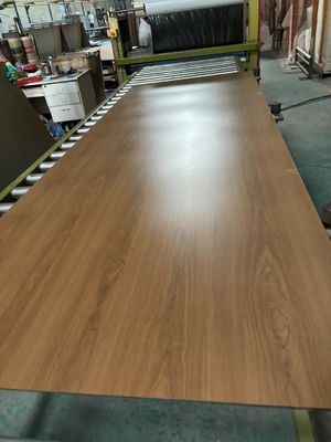 Buen precio Imitación de madera maciza de grano de acero inoxidable Hoteles decoración en línea