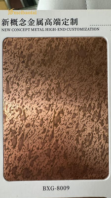 Buen precio ss304 grabado de colores antiguos de acero inoxidable placa de decoración en línea