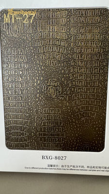 Buen precio 201 304 Decoración Imitación Antigua Cobre Hojas de acero inoxidable Pared 3D en línea