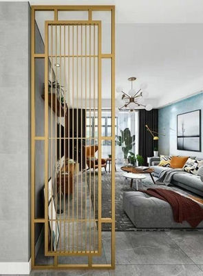 Buen precio Diseño personalizado divisor de habitación de acero inoxidable para decoración de paredes y techos de fondo en línea