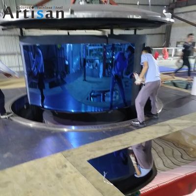 Buen precio Panel PVD de placa de acero inoxidable de espejo azul estándar ASTM en línea