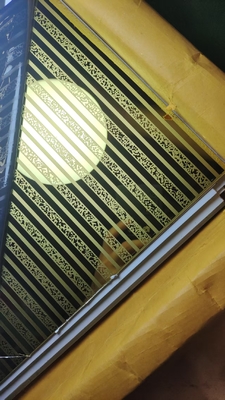Hoja de acero inoxidable grabado para decoración y arquitectura con espesor personalizado
