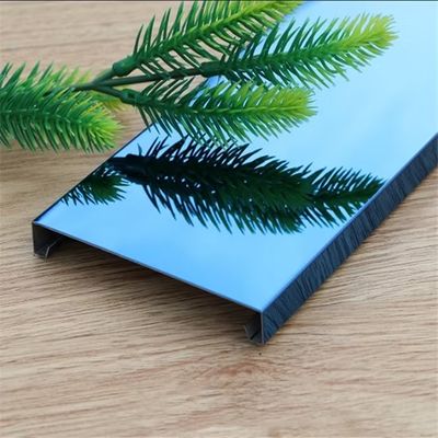 Revestimiento de azulejos en forma de U de acero inoxidable 304 con un grosor de 0,65 mm para una protección duradera del borde