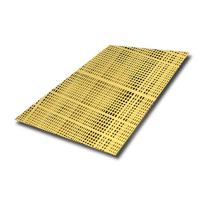 Buen precio Lámina de acero inoxidable con acabado súper espejo, PVD dorado grabado, 1219x3048 mm para aplicaciones decorativas en línea