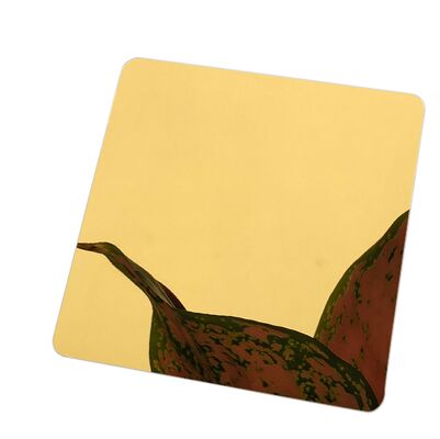 Gold Mirror Color Stainless  Steel Sheet Decoration Wall