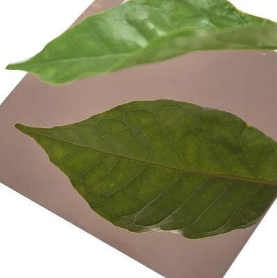 Buen precio Panel de acero inoxidable duradero 304 espejo oro rosa para decoración del hogar en línea