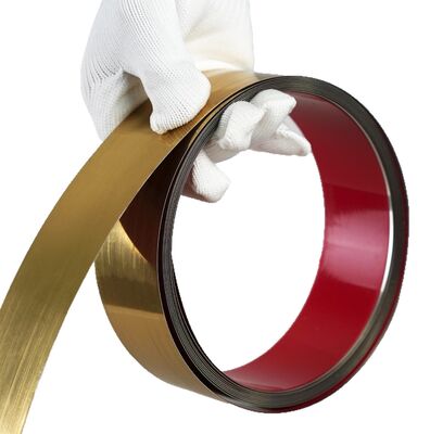 Rollo de papel de contacto metálico de acero inoxidable para pelar y pegar para actualización de cocinas y electrodomésticos