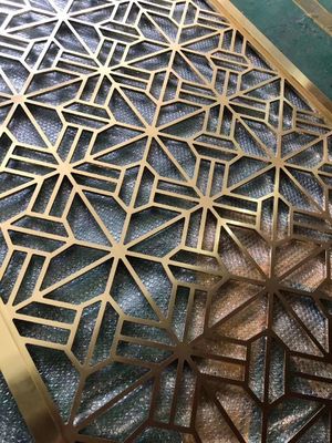 Buen precio ODM de acero inoxidable de cobre amarillo antiguo del divisor de la pared del tabique disponible en línea