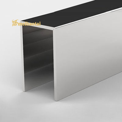 Buen precio 304 de acero inoxidable U canal de azulejos con 0,65 mm de espesor y superficie de espejo para la protección de las esquinas decorativas en línea