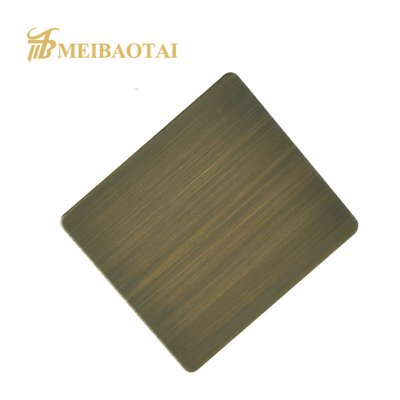 hoja de acero inoxidable de la rayita del PVC 7C, hoja inoxidable 201 de 1219 x de 2438m m