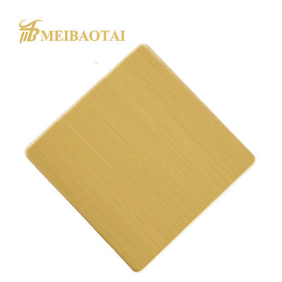 Hoja de acero inoxidable con película de PVC de 8c en 1219x2438mm