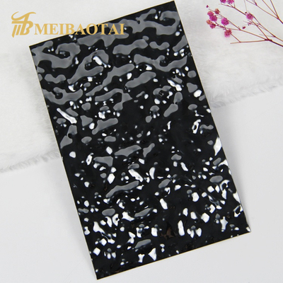 Espejo Negro Oro Espejo de Agua Lámina de Corrimiento Panel de Decoración, Pared, Techo