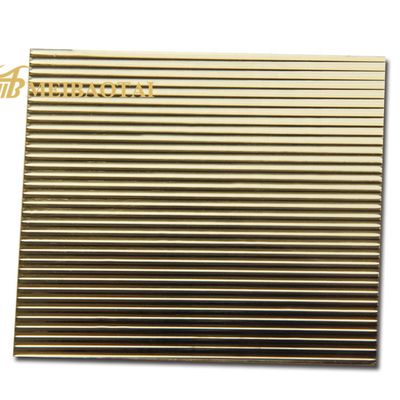 0,7 milímetros de oro de material material de acero inoxidable 200HV de la hoja JISCO