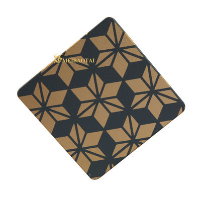 Buen precio El copo de nieve grabó al agua fuerte la hoja de acero inoxidable, GB de acero inoxidable 1219x2438m m de la hoja 304 en línea