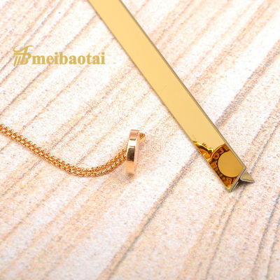 Buen precio T6 el ajuste de acero inoxidable para Backsplash, V acanaló la teja de acero inoxidable del ajuste en línea