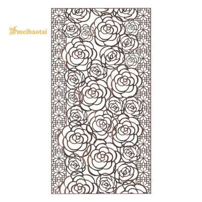 Buen precio Espejo de color de acero inoxidable divisor de forma a cuadros decoración del hotel en línea