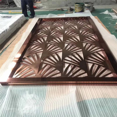 Buen precio Tamaño y forma personalizables divisor de habitación de acero inoxidable ancho arbitrario en línea