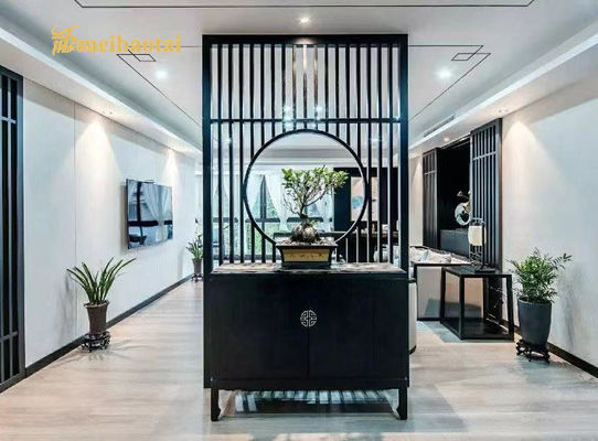 Buen precio La pantalla de acero inoxidable de diseño moderno negro añade un toque de elegancia y sofisticación a cualquier espacio en línea