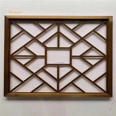 Buen precio SS304 201 línea de cabello de acero inoxidable pantalla de decoración divisor de habitación en línea