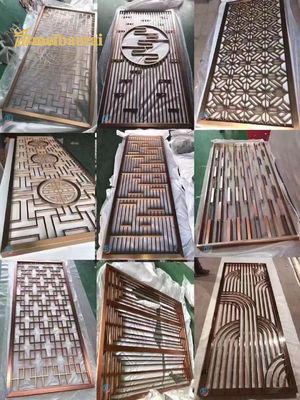 Buen precio SS201 304 personalizar el divisor de la habitación de acero inoxidable en línea