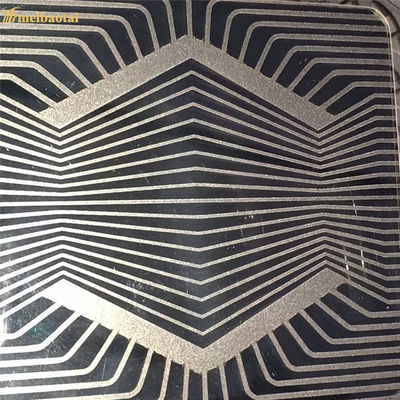 Buen precio El negro grabó al agua fuerte estándar inoxidable del GB de los pies del tamaño 4X8 4X10 de la hoja de acero en línea