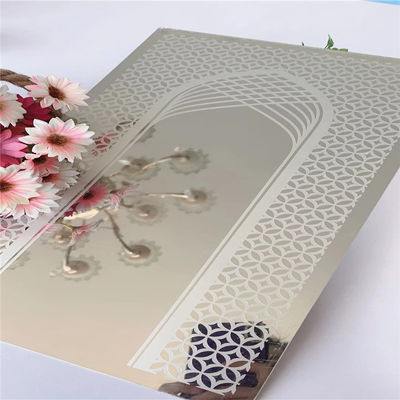 Buen precio El elevador inoxidable SS del espejo de la placa de acero de Aisi 304 de plata cubre en línea