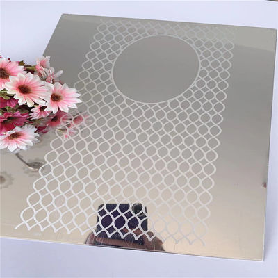 Lámina de acero inoxidable 304 con acabado espejo dorado 1219x2438mm para decoración de ascensores