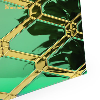 Buen precio El acero inoxidable sellado grabado en relieve cubre el material de la longitud SS304 de 3048m m en línea