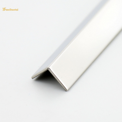 304 201 que la teja de acero inoxidable arregla L espejo de la ranura acabaron decorativo