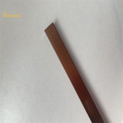 Ranura Profilm del grueso U de Champagne Stainless Steel Tile Trim 0.6M M