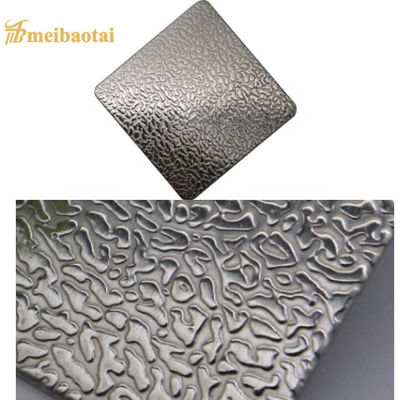 Lámina gofrada de acero inoxidable 304 de 0,55 mm de grosor para paneles de pared decorativos