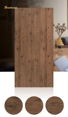 Buen precio Las hojas inoxidables de la lamina de la decoración de la puerta rajaron el grano de madera de la imitación del borde en línea