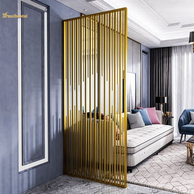 Buen precio Moderno 201 divisor de habitación de acero inoxidable con 30 mm de espesor y forma cúbica en línea